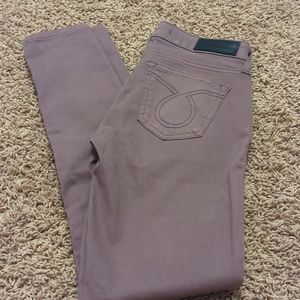 SALE! Big Star Alex Skinny Jeans Mauve Purple Super Soft 24 Waist Regular Length